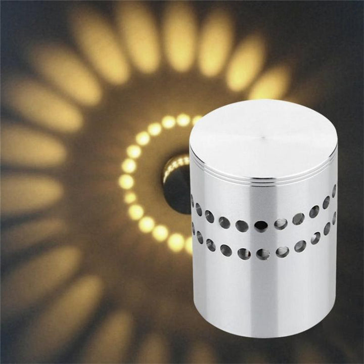 Moderne Spiral Loftlampe med Fjernbetjening og LED
