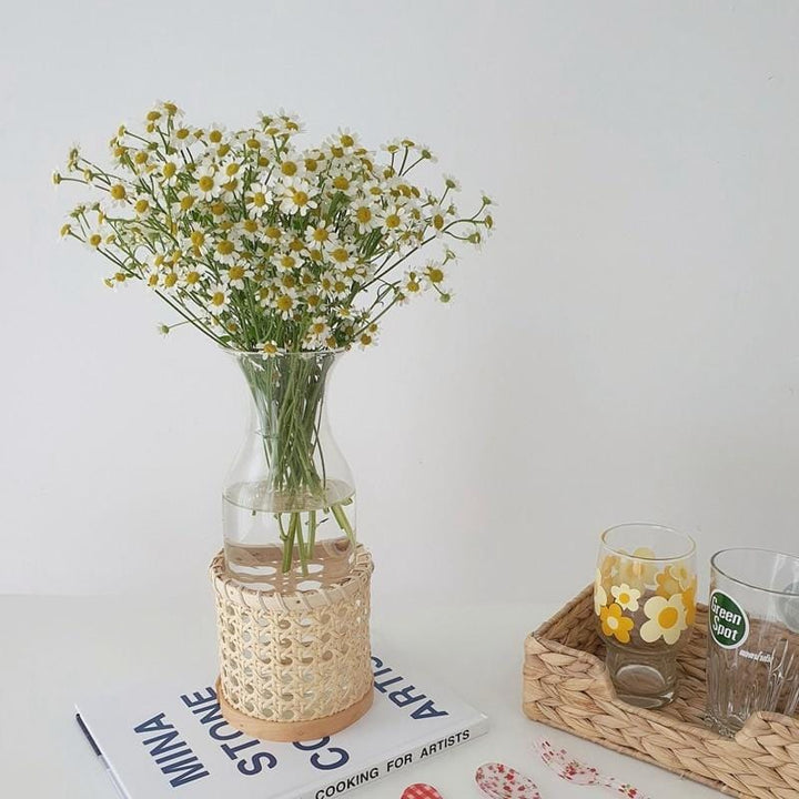 Rattan Bestik Organizer til Multifunktionel Opbevaring