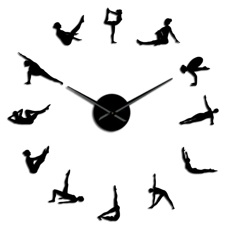Stilfuldt DIY Pilates Vægur med Akrylhænder