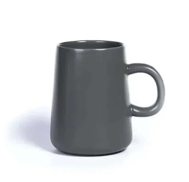 Ekstra-Stor Stentøjs Kaffe Kop 15 oz i Brun eller Grå