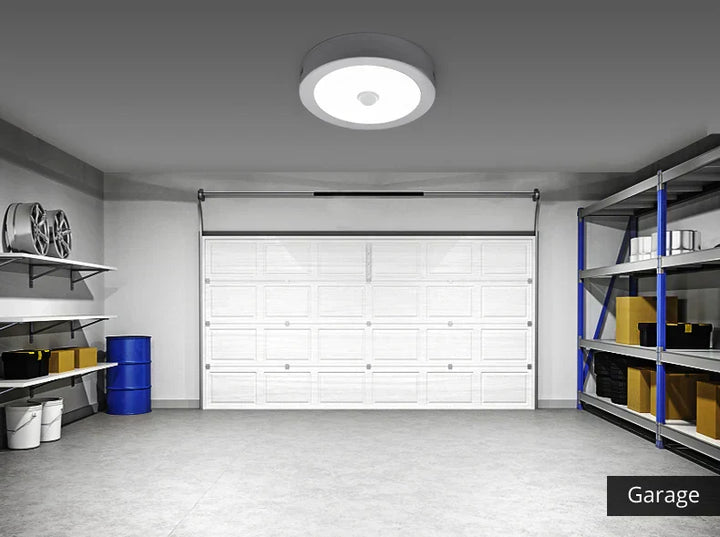 LED Loftlampe med Bevægelsessensor i Aluminium