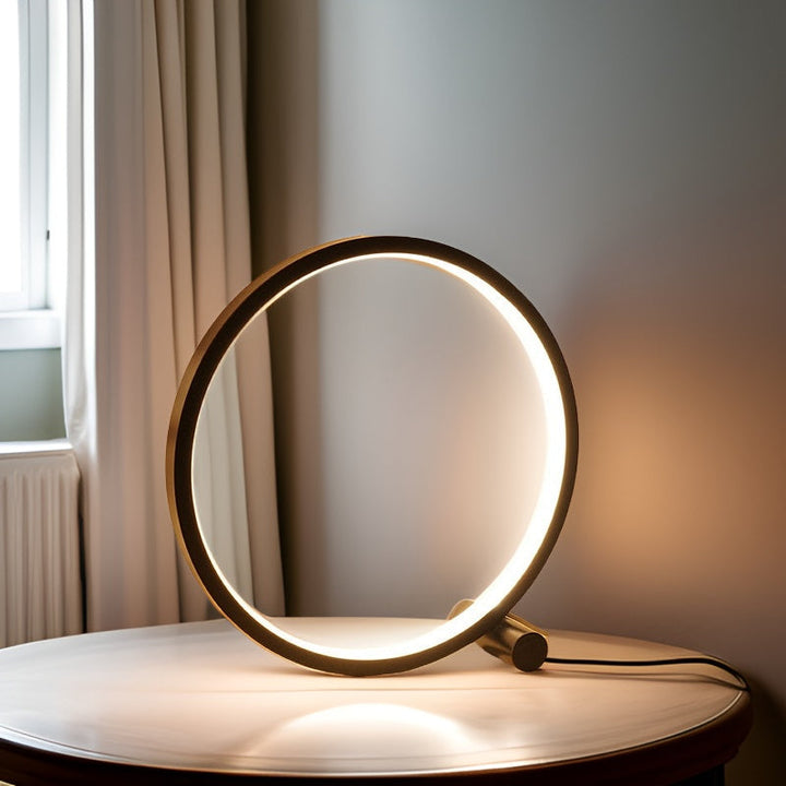 Dæmpbar LED Bordlampe med Berøringssensor og Halo Design