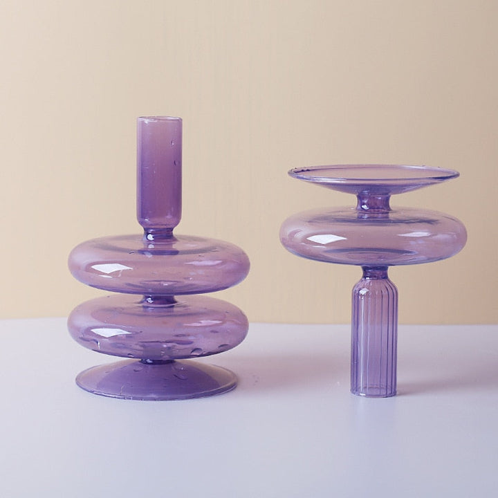 Lilla Glas Stearinlysestage i Borosilikatglas