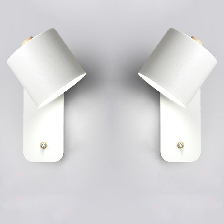 Moderne Metal LED Væglampe med Tænd/sluk-kontakt