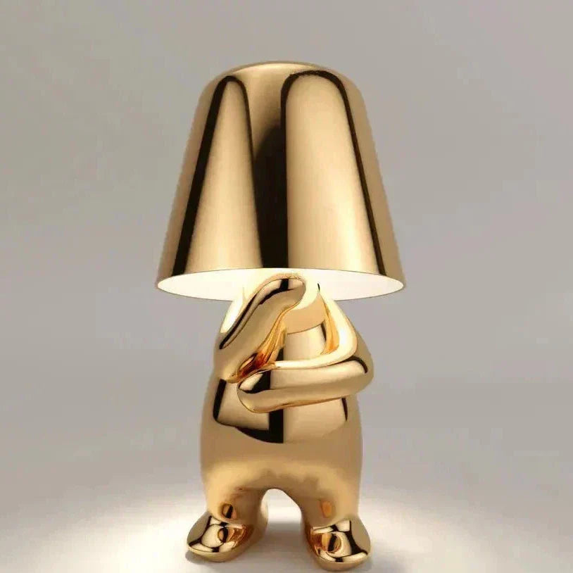 Kreativ LED Bordlampe med Justerbar Lysstyrke og USB Genopladning