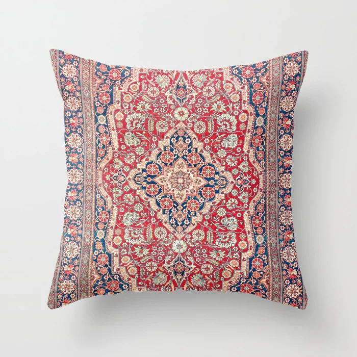 Marokkansk Plush Pude Cover med Skjult Lynlås