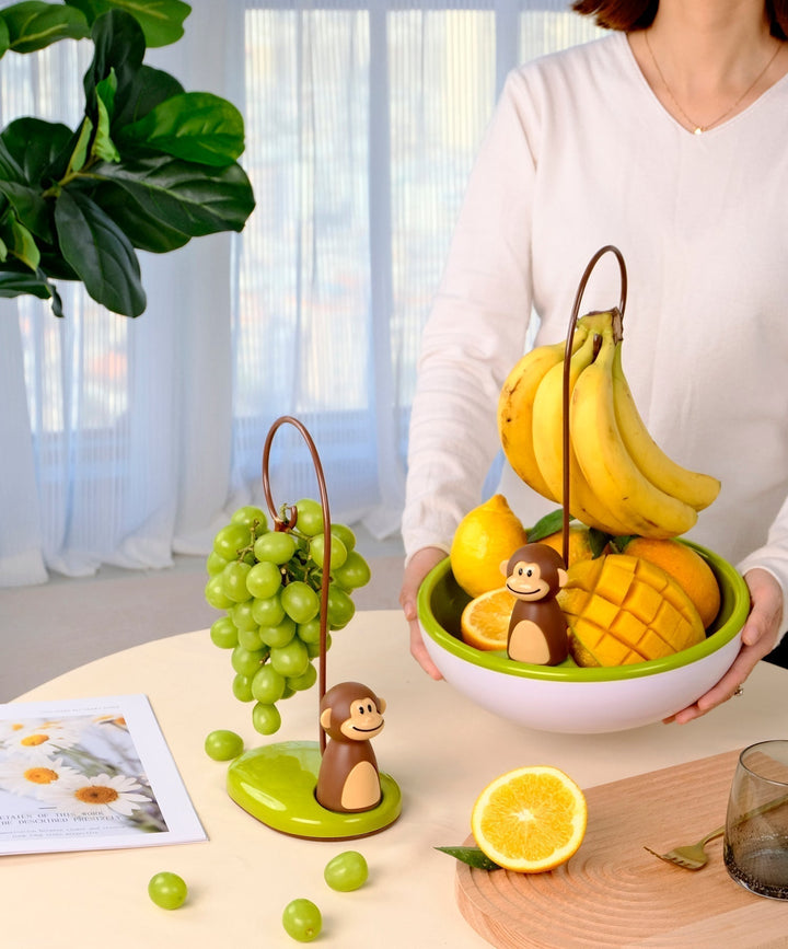 Sjovt Bananestativ i Metal til Køkkenopbevaring