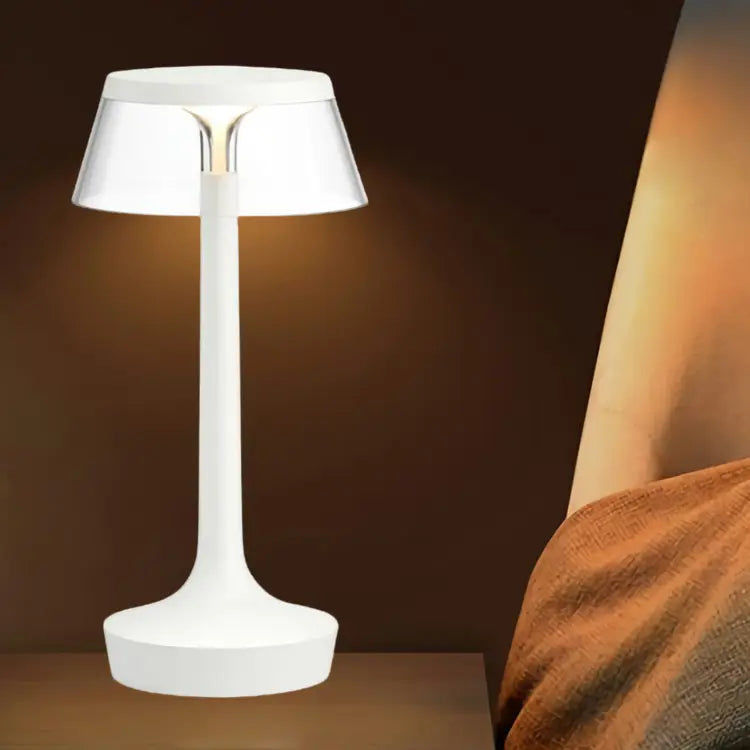 Genopladelig Touch Control Bordlampe i Krystaldesign