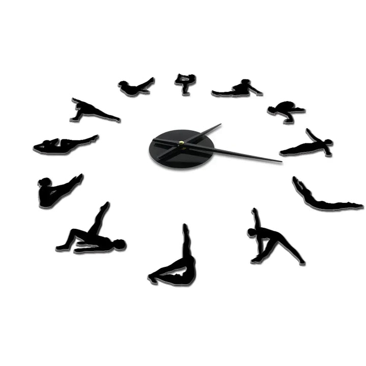 Stilfuldt DIY Pilates Vægur med Akrylhænder