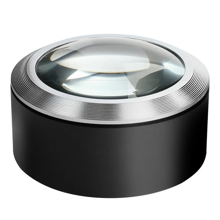 LED Forstørrelsesglas med Hovedmontering og K9 Glaslinse