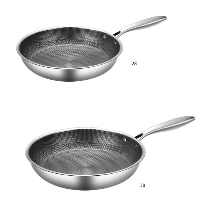 Ridsebestandig Non-Stick Stegepande i Rustfrit Stål