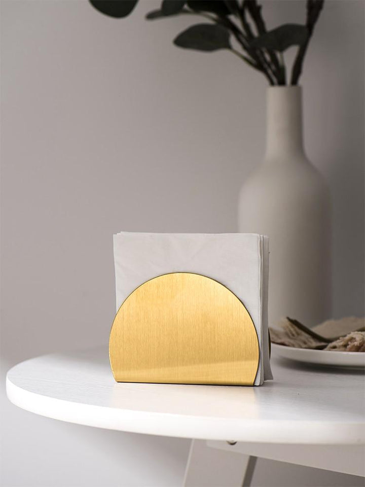 Elegant Servietholder i Rustfrit Stål med Minimalistisk Design