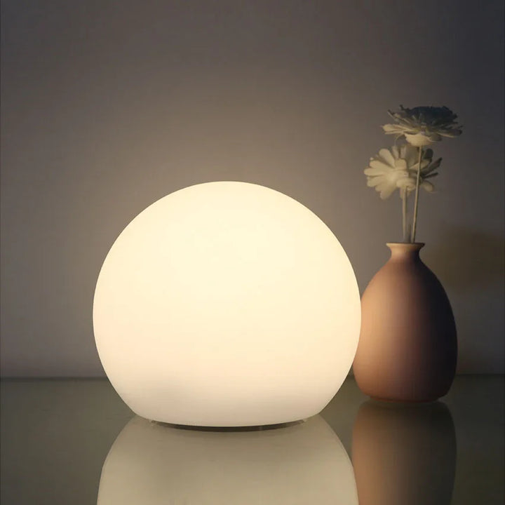 Genopladelig Globus Bordlampe med 16 Farver og Fjernbetjening
