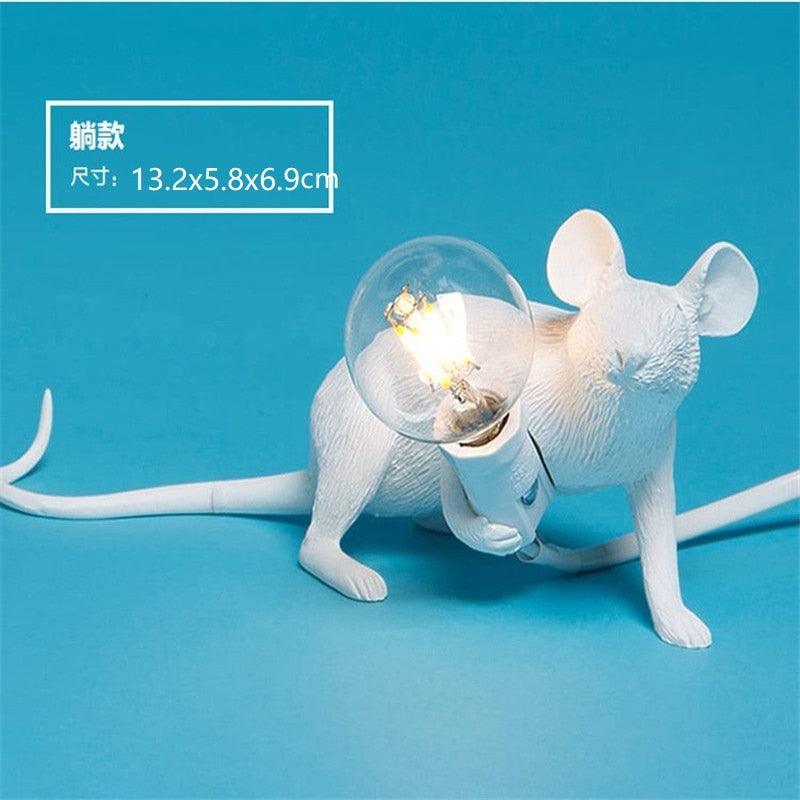 Moderne Mus Bordlampe i Keramik med LED Lys