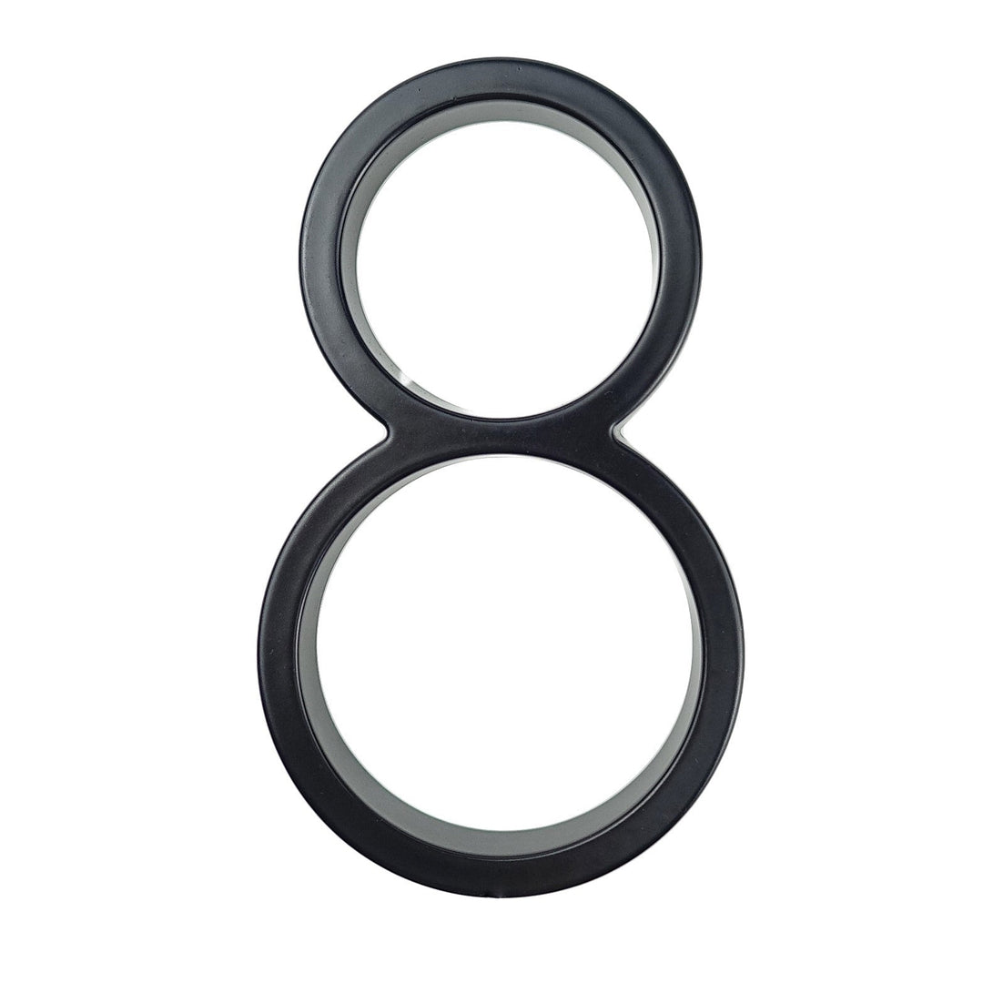 Moderne Metal Husnumre med Svævende Design