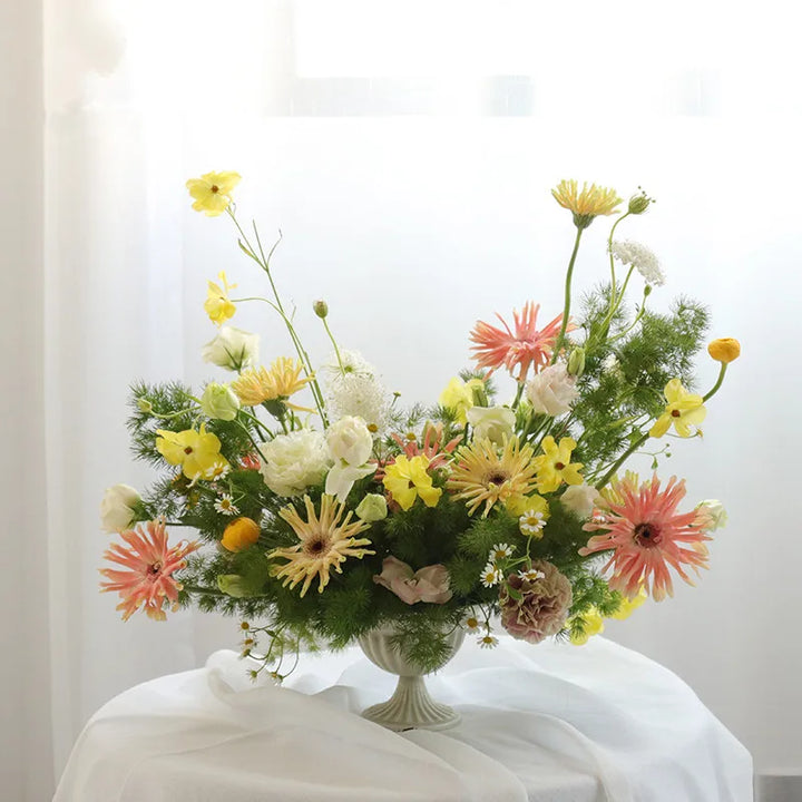 Vintage Jern Chalice Vase med Retro Finish