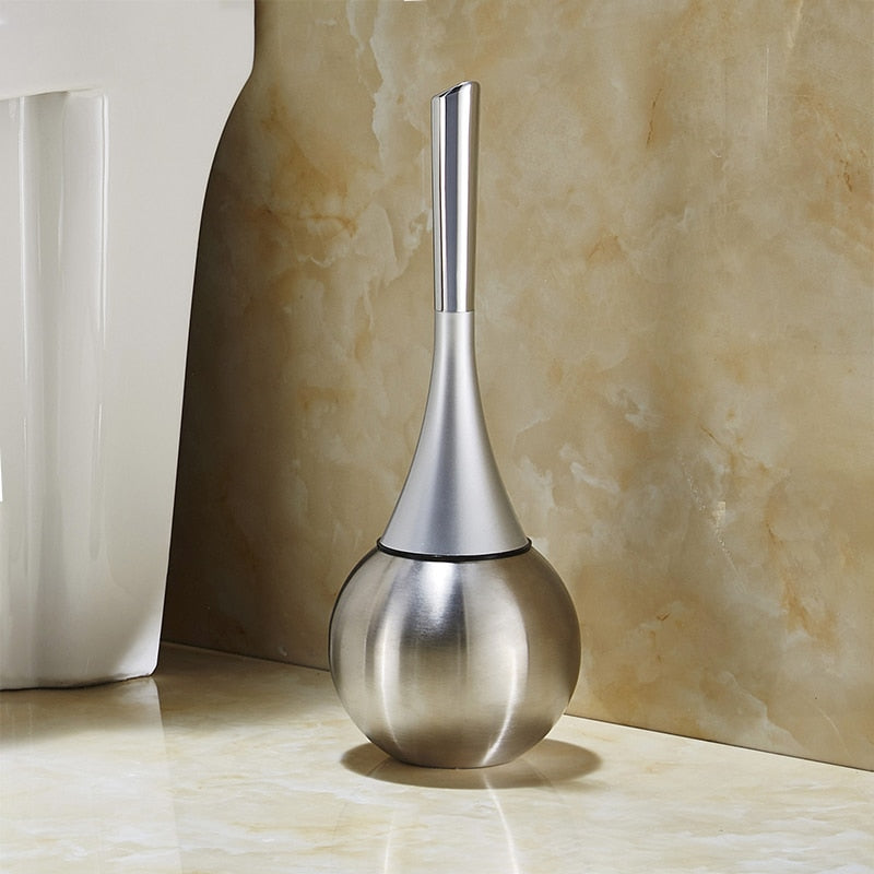 Elegant Spildsikker Toilebørste med Hygiejnisk Design