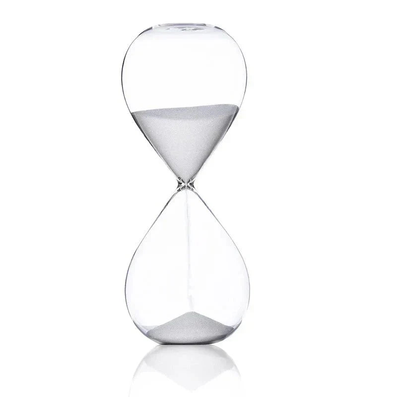 Elegant Glas Timeglas med 5-60 Minutters Intervaller