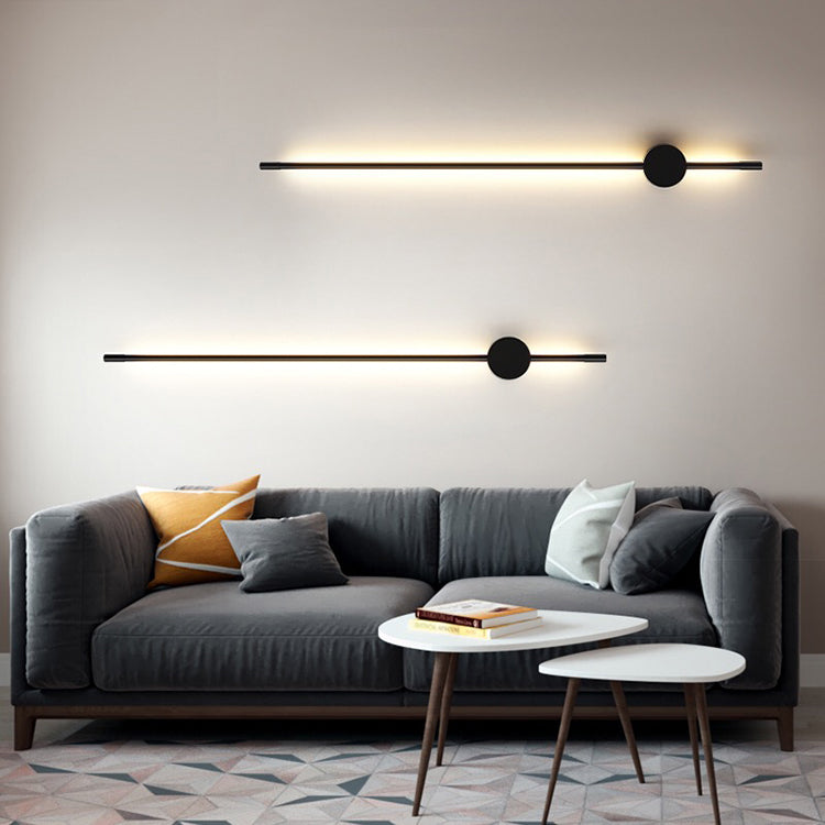 Minimalistisk LED Væglampe i Aluminium