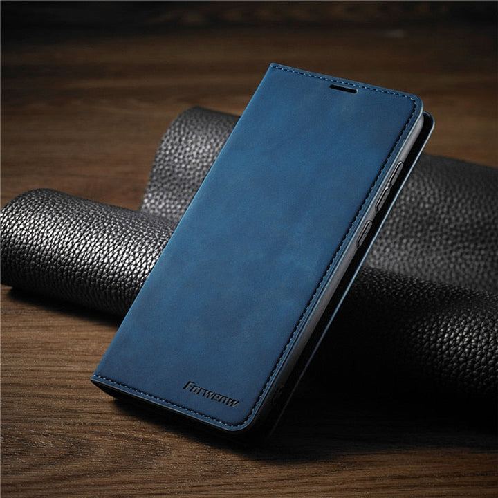 Magnetisk Læder Etui til Huawei Smartphone