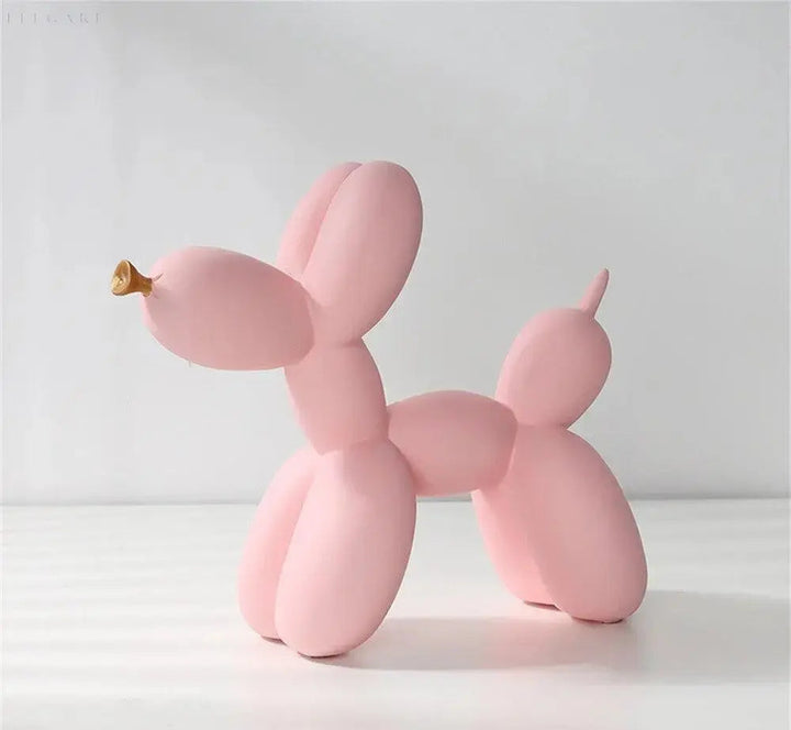 Moderne Ballonhund Skulptur i Epoxyharpiks med Gylden Næb