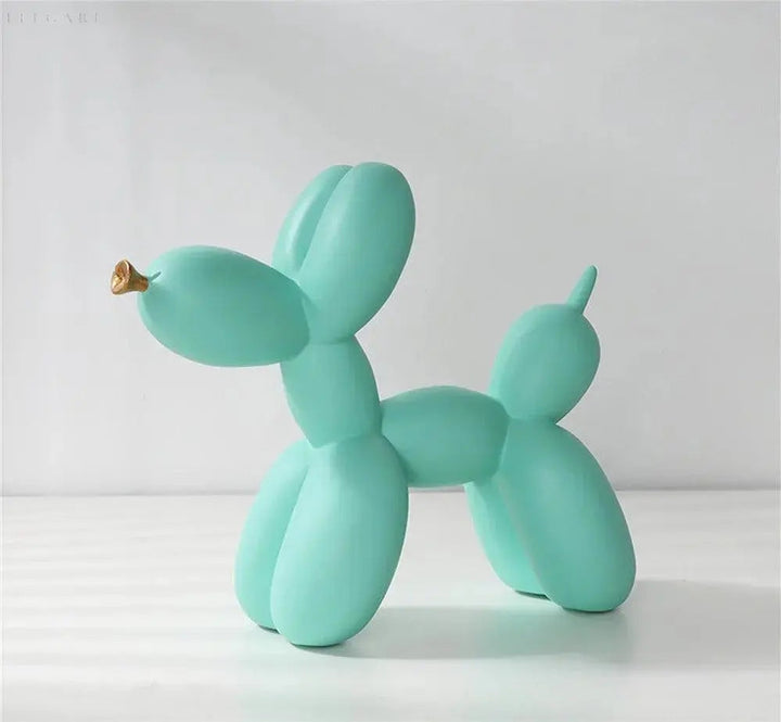 Moderne Ballonhund Skulptur i Epoxyharpiks med Gylden Næb