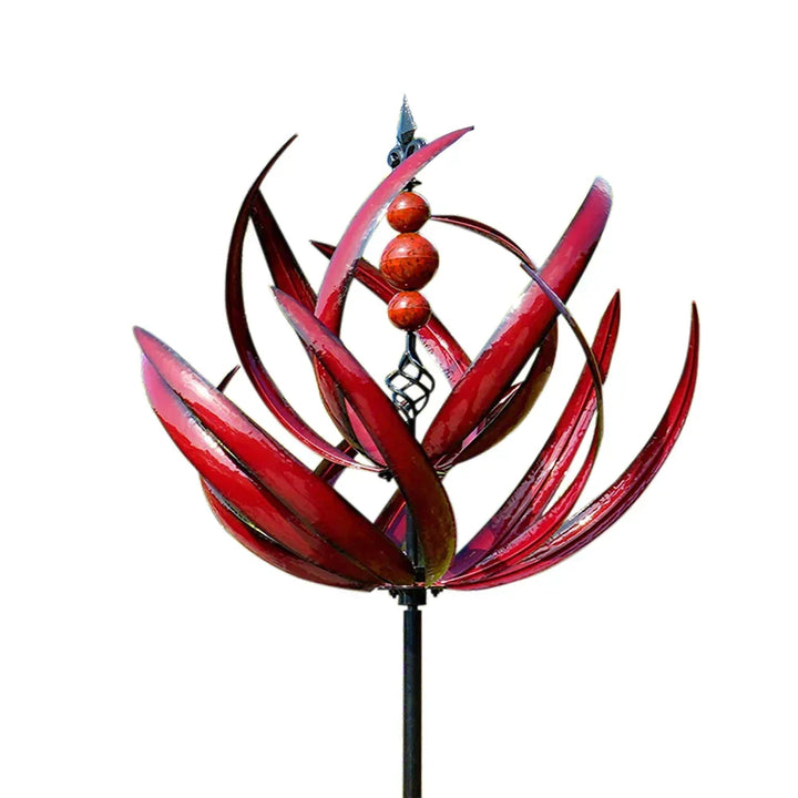 Metal Vindmølle Have Skulptur med Unikt Design