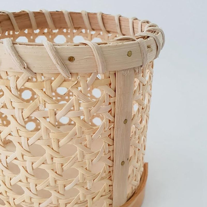 Multifunktionel Rattan Organizer til Opbevaring