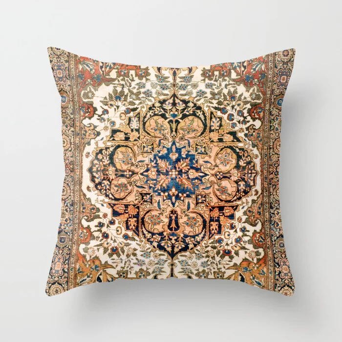 Marokkansk Boho Pude Cover med Skjult Lynlås