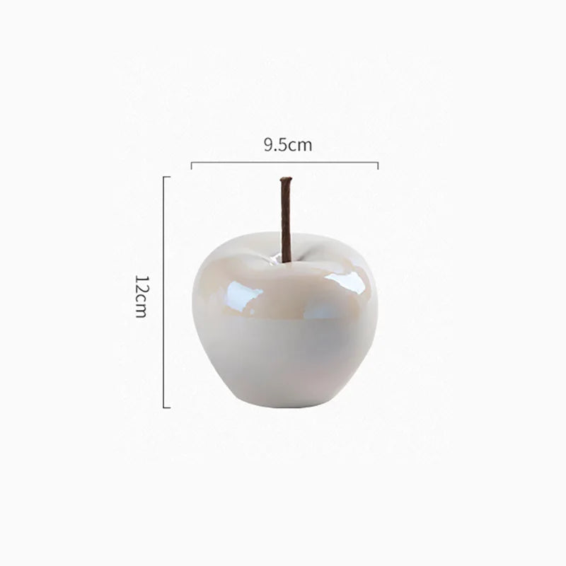 Translucent Apple Natbordlampe med LED-pære