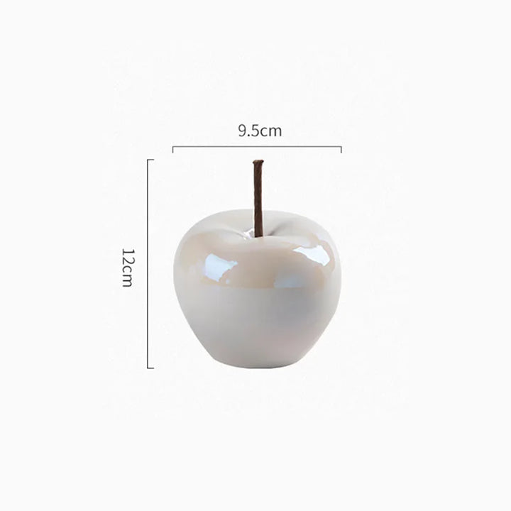 Translucent Apple Natbordlampe med LED-pære