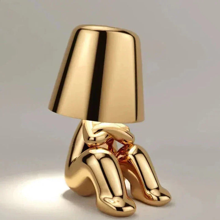 Kreativ LED Bordlampe med Justerbar Lysstyrke og USB Genopladning