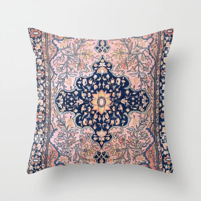 Marokkansk Boho Pude Cover med Skjult Lynlås