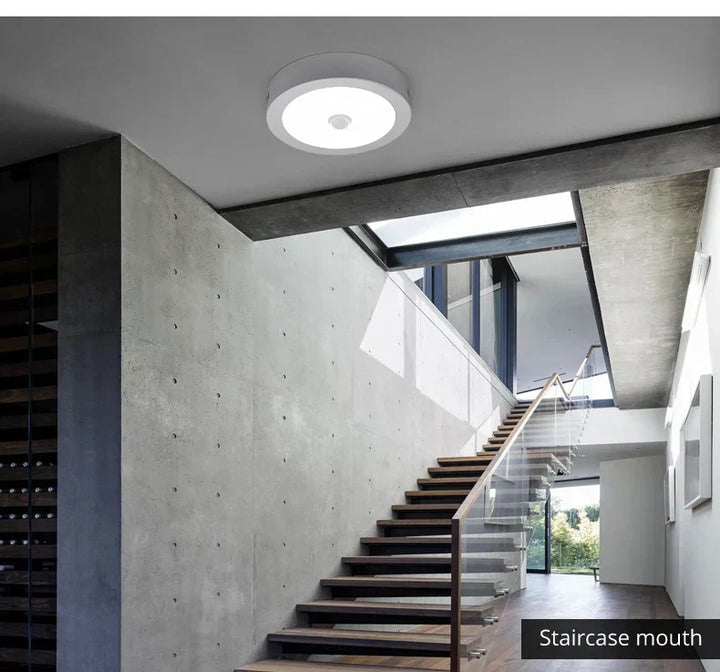 LED Loftlampe med Bevægelsessensor i Aluminium