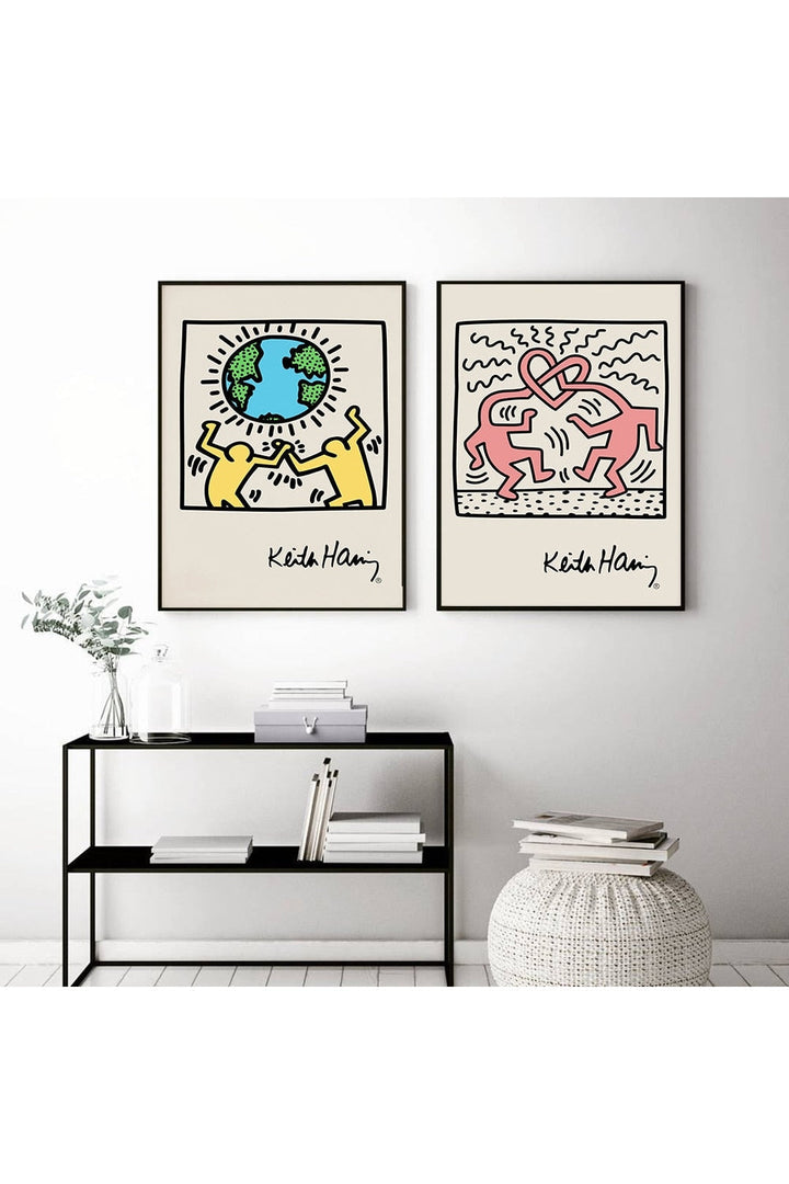 Linned Lærred Kunst med Nutidigt Design
