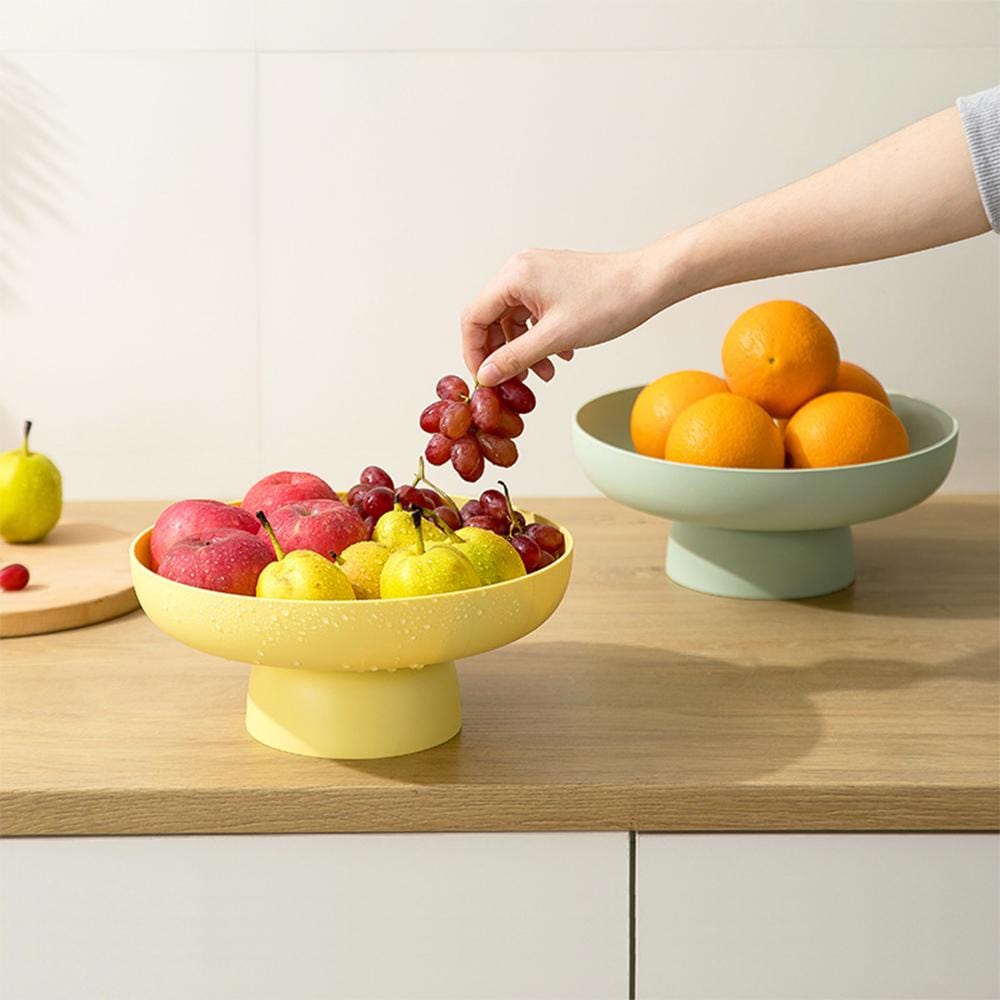 Pastel Rund Serveringsbakke i Plast