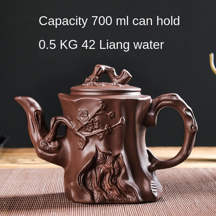 Håndlavet Lilla Teapot Sæt med Kuglefilter - 801-900 ml
