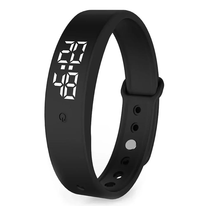 Vandtæt Smartwatch med Fitness Tracking og Vibrationsalarm
