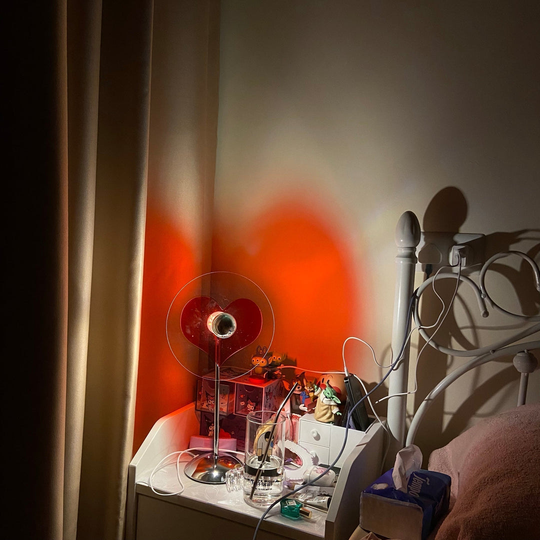 Genopladelig LED Bordlampe med Metal Skærm og Touch-Kontrol