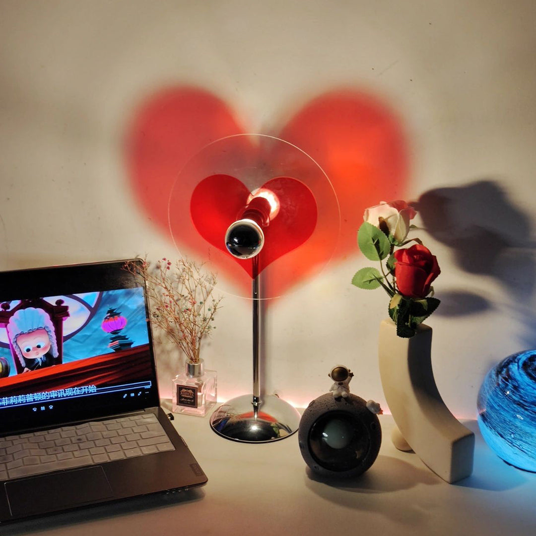 Genopladelig LED Bordlampe med Metal Skærm og Touch-Kontrol