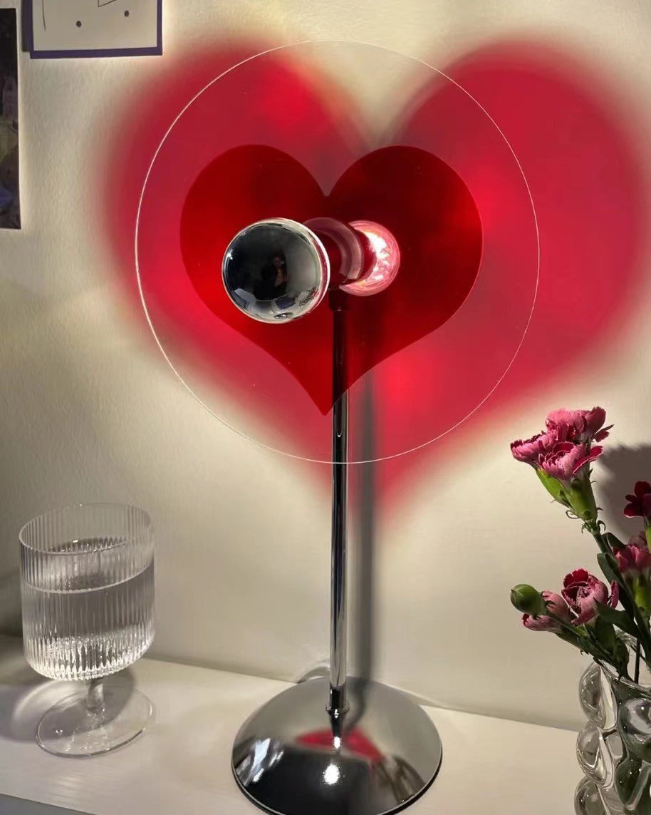 Genopladelig LED Bordlampe med Metal Skærm og Touch-Kontrol