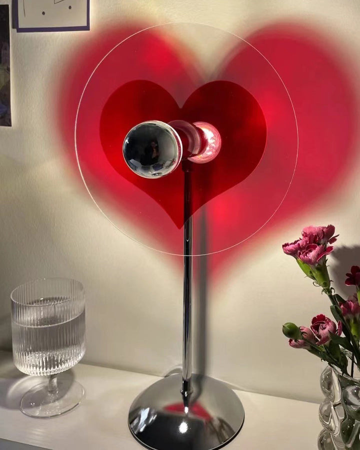 Genopladelig LED Bordlampe med Metal Skærm og Touch-Kontrol