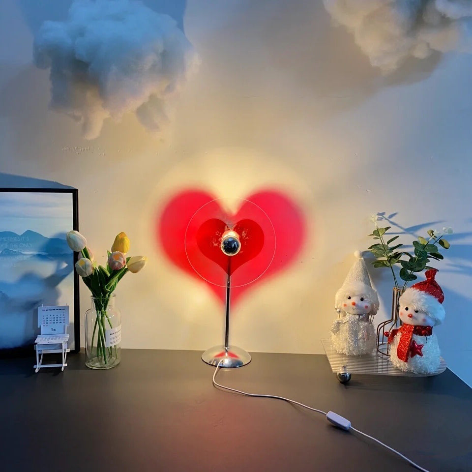 Genopladelig LED Bordlampe med Metal Skærm og Touch-Kontrol