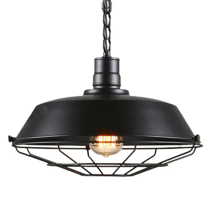 Industriel Vintage Jern Pendel Lys Chandelier