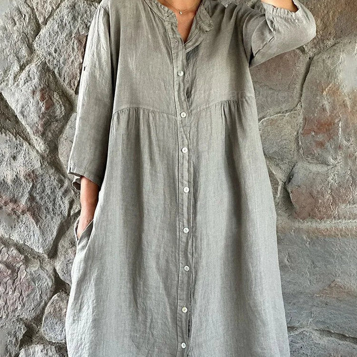 Briar | Kvinders Flowy Elegant Midi Kjole Aften
