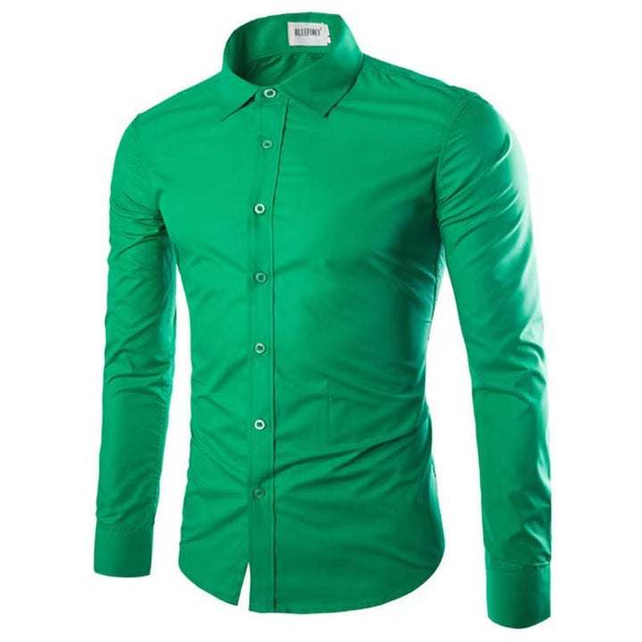 Slim Fit Krølfri Herreskjorte