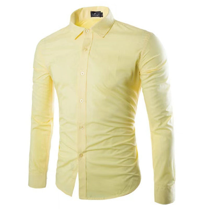 Slim Fit Krølfri Herreskjorte