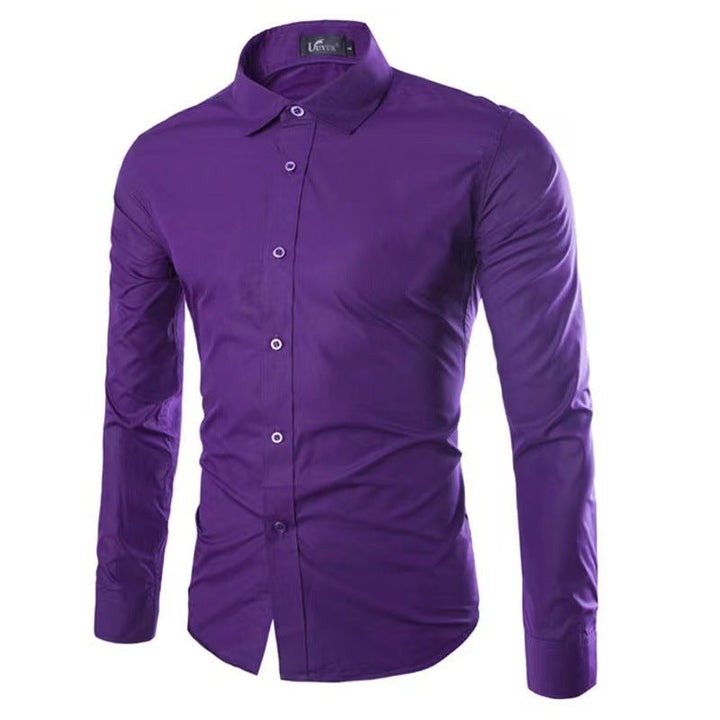 Slim Fit Krølfri Herreskjorte