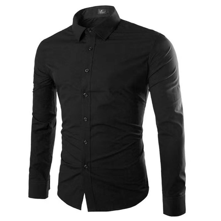 Slim Fit Krølfri Herreskjorte