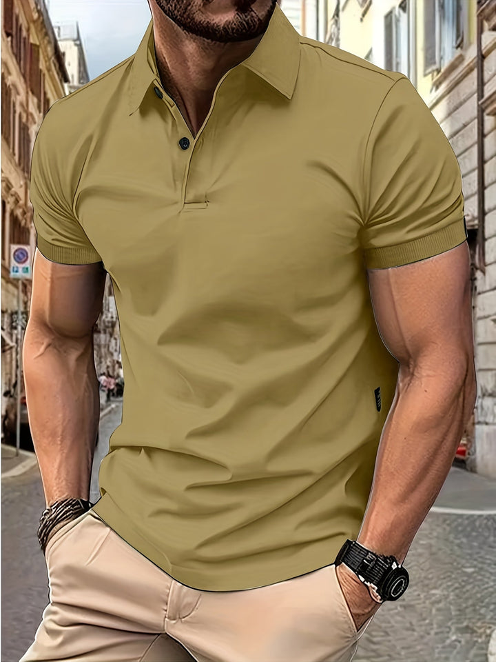 Slim Fit Poloshirt med Kent-krave